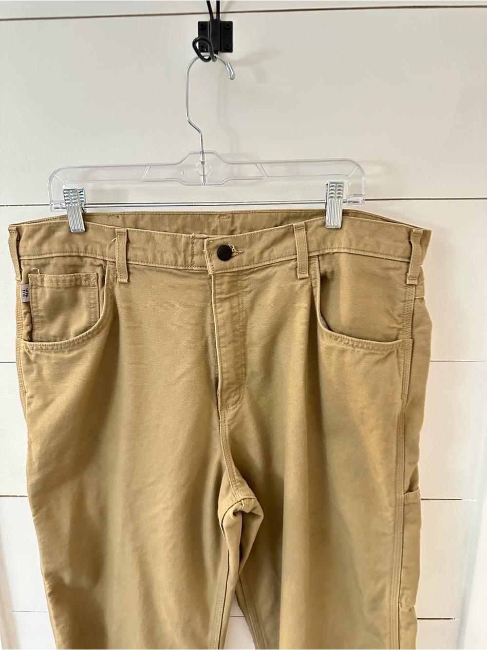 Carhartt Fire Resistant tan workwear utility straight leg pant 39X29 - Picture 3 of 14